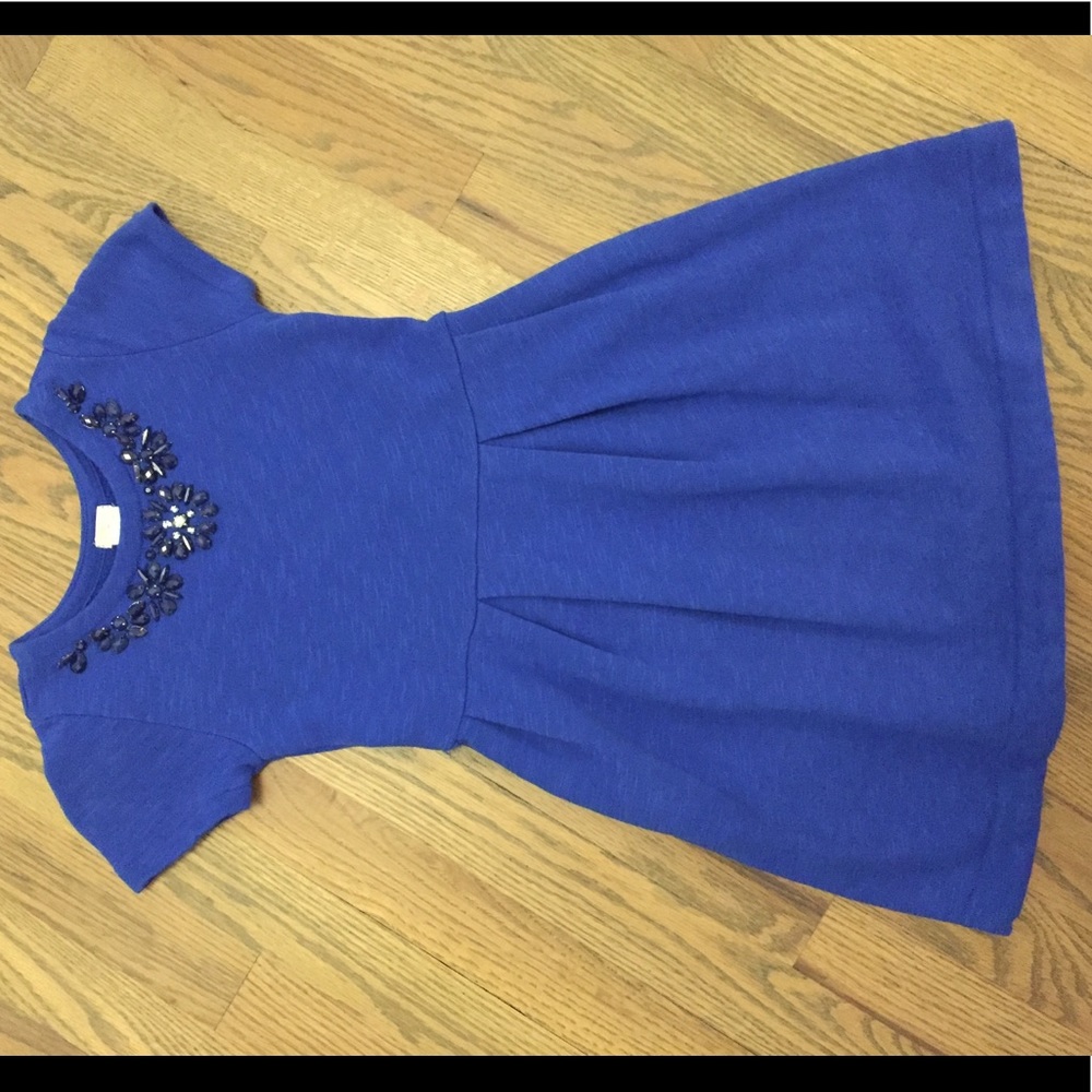 Crewcuts dress with jeweled collar.